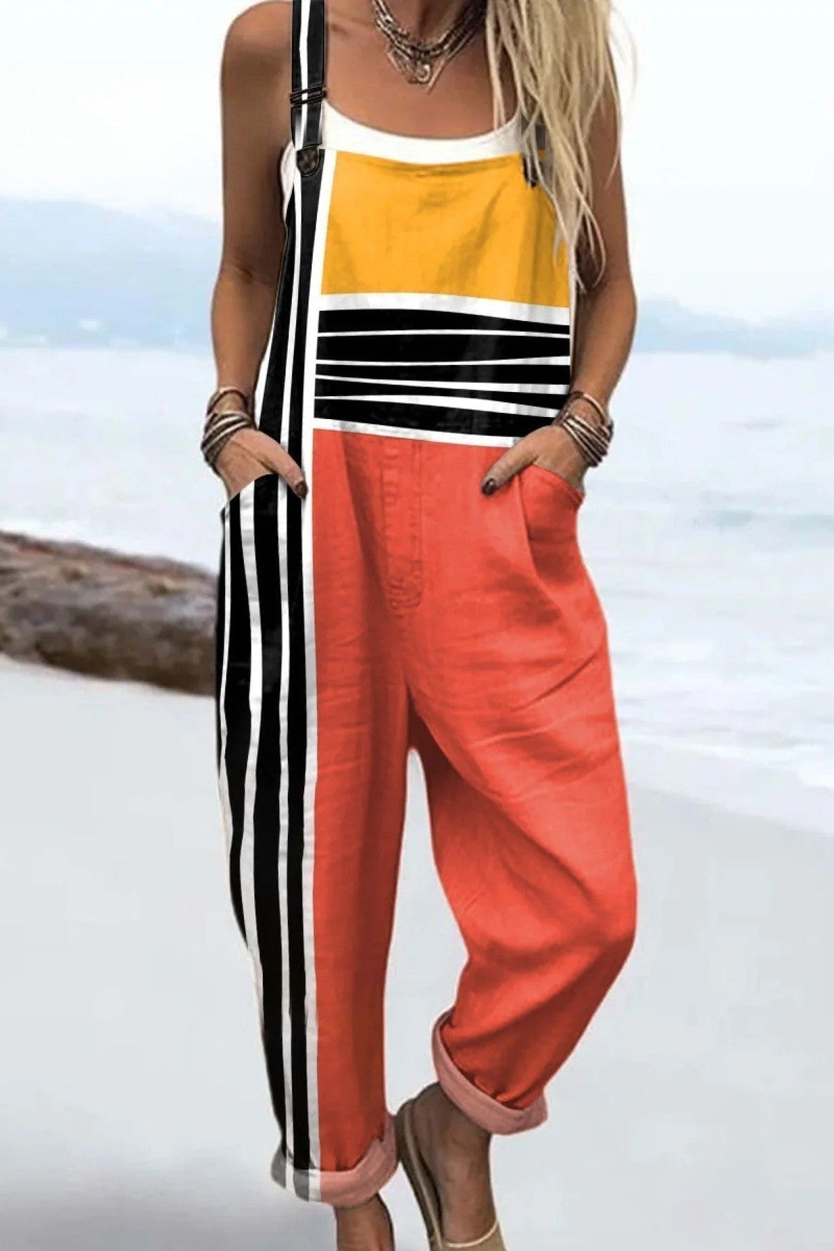 Auric Colorblock Jumpsuit